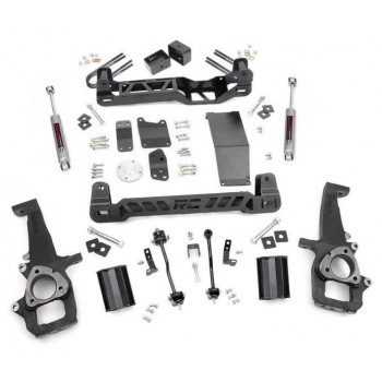 Rough Country 6" Lift Kit w-N3 Shocks 06-08 Dodge Ram 1500 4wd - Click Image to Close